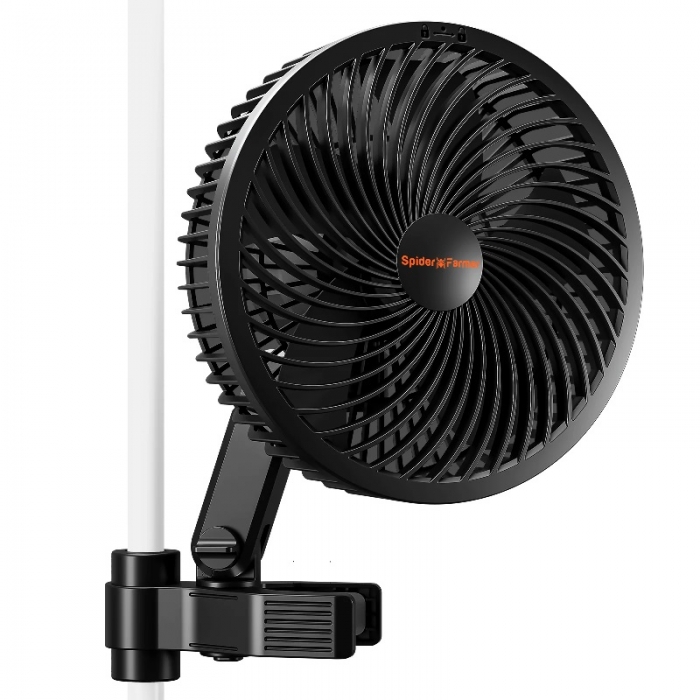 2025 New Version | Spider Farmer® 150mm Grow Tent Clip Fan EC Motor | 10 Speed Wind Control